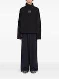 MM6 Maison Margiela X Salomon logo turtleneck sweatshirt