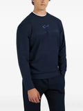 Paul & Shark logo-embroidered cotton sweatshirt