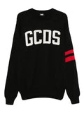 GCDS logo-detailing striped sweater