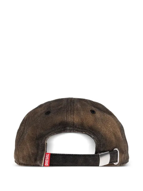 Diesel embroidered baseball cap