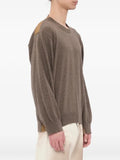 Magliano Free Camping panelled crew-neck sweater